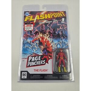 DC Direct Page Punchers The Flash Flashpoint 1 Comic Book Action Figure Set NEW